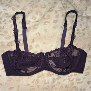 Simone Perele Deep Purple Lace Bra